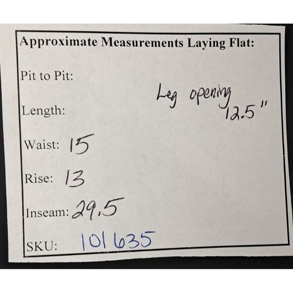 New Intempo Womens Sz 8 Flare Pants Black Dress Wide Leg Slits Up Office Work - Picture 15 of 15